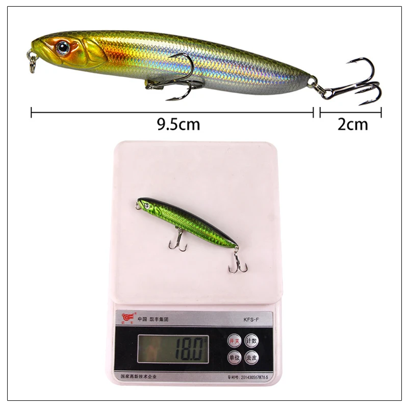 Тонущий Карандаш Приманка 9 5 см 18 г жесткая искусственная приманка Джеркбейт
