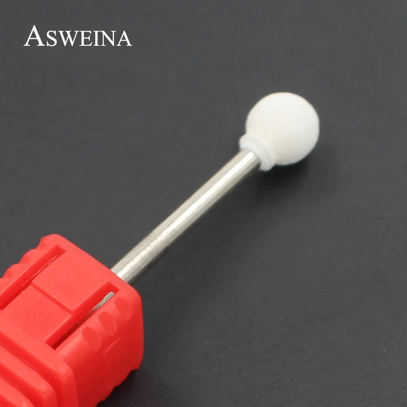 ASWEINA 1 шт. керамические сферические фрезы белого цвета художественные Буры для