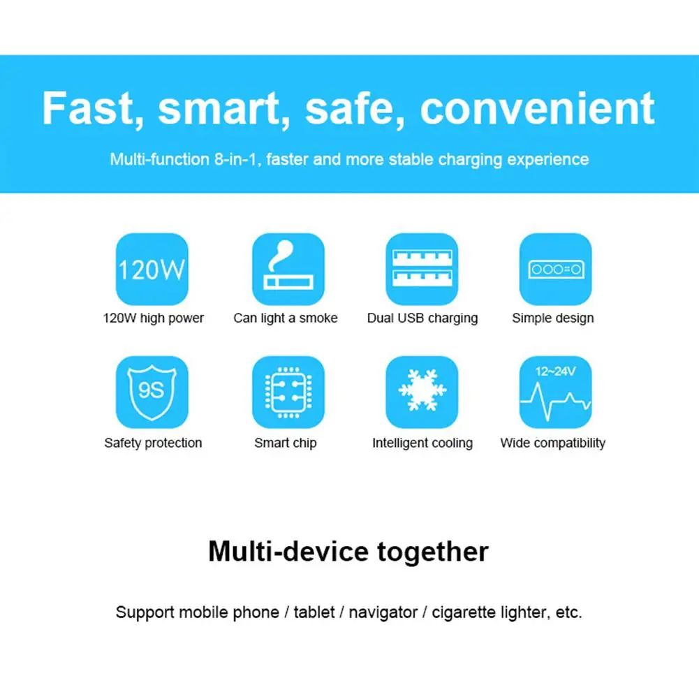 Адаптер для автомобильного прикуривателя зарядное устройство автомобиля с