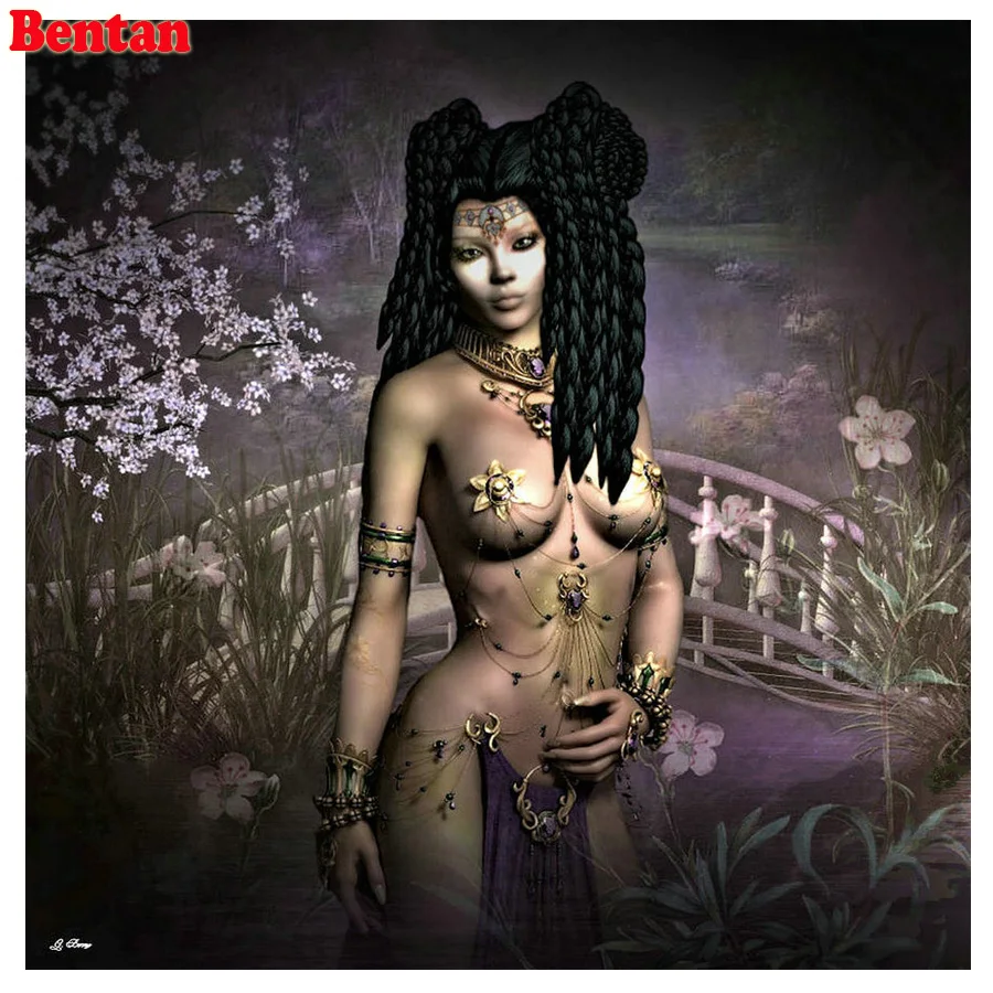 Алмазная вышивка 5d &quotсделай сам&quot египетская красавица алмазная живопись