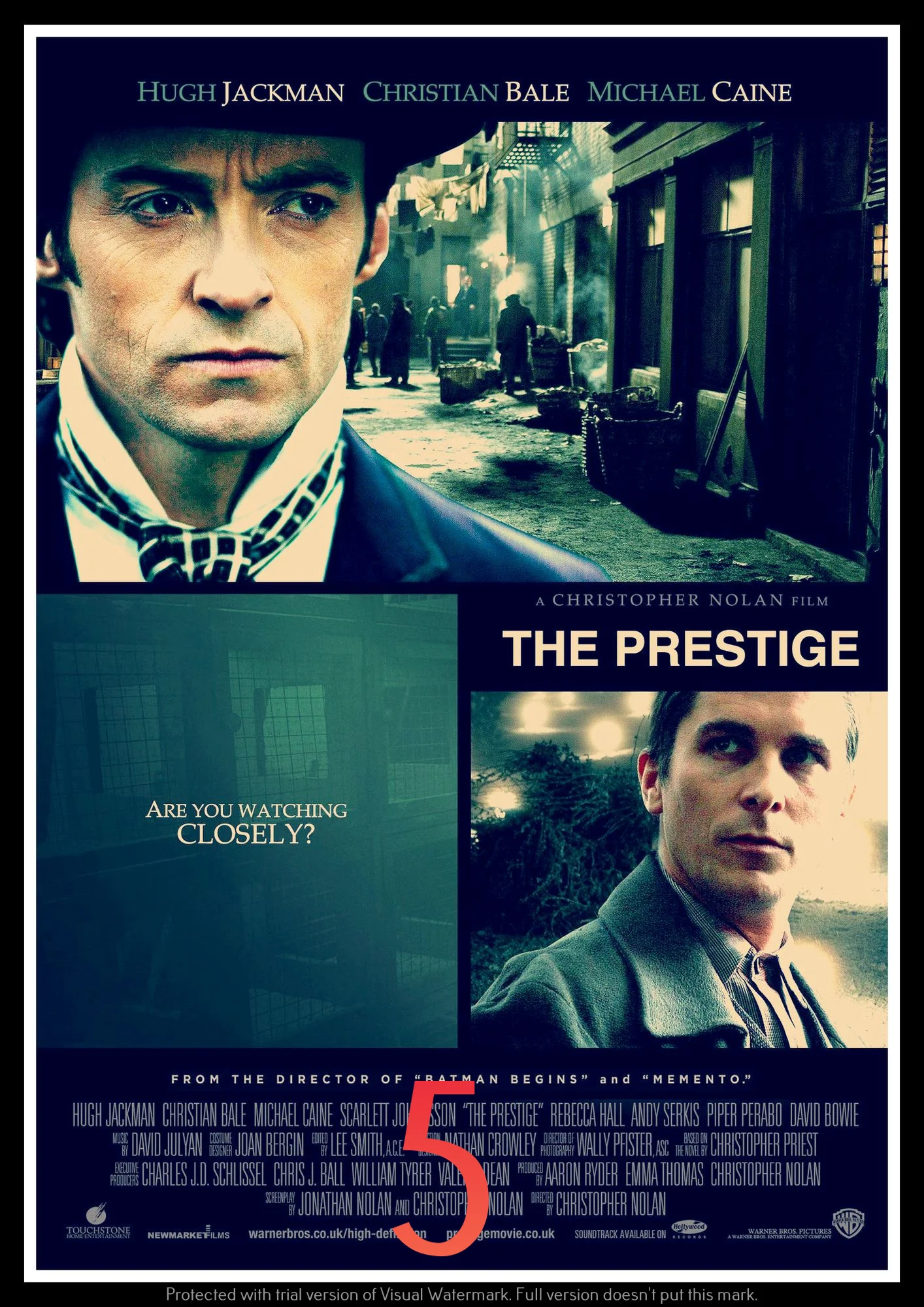 Стикеры для стен с надписью The Prestige | Дом и сад