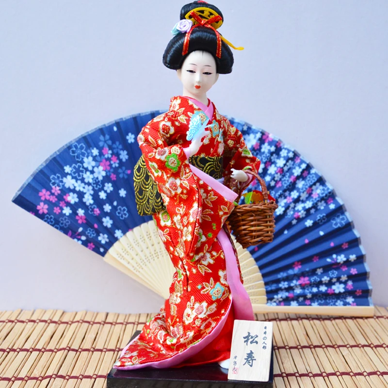 30 см милое японское кимоно кукла гейша новый дом украшение для офиса подарок на