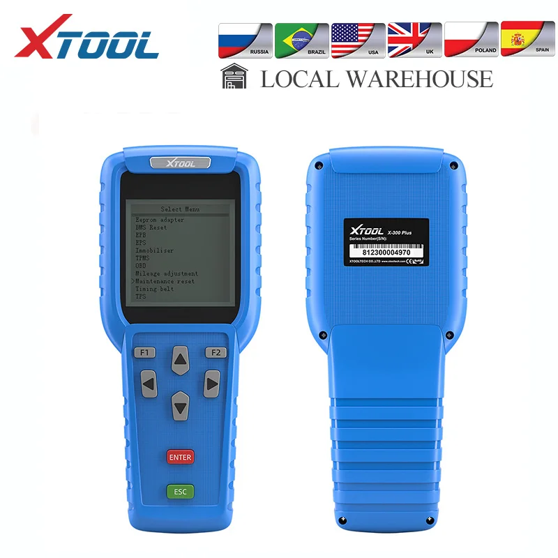 Диагностический инструмент XTOOL X300 Plus автоматический программатор ключей OBD2 с
