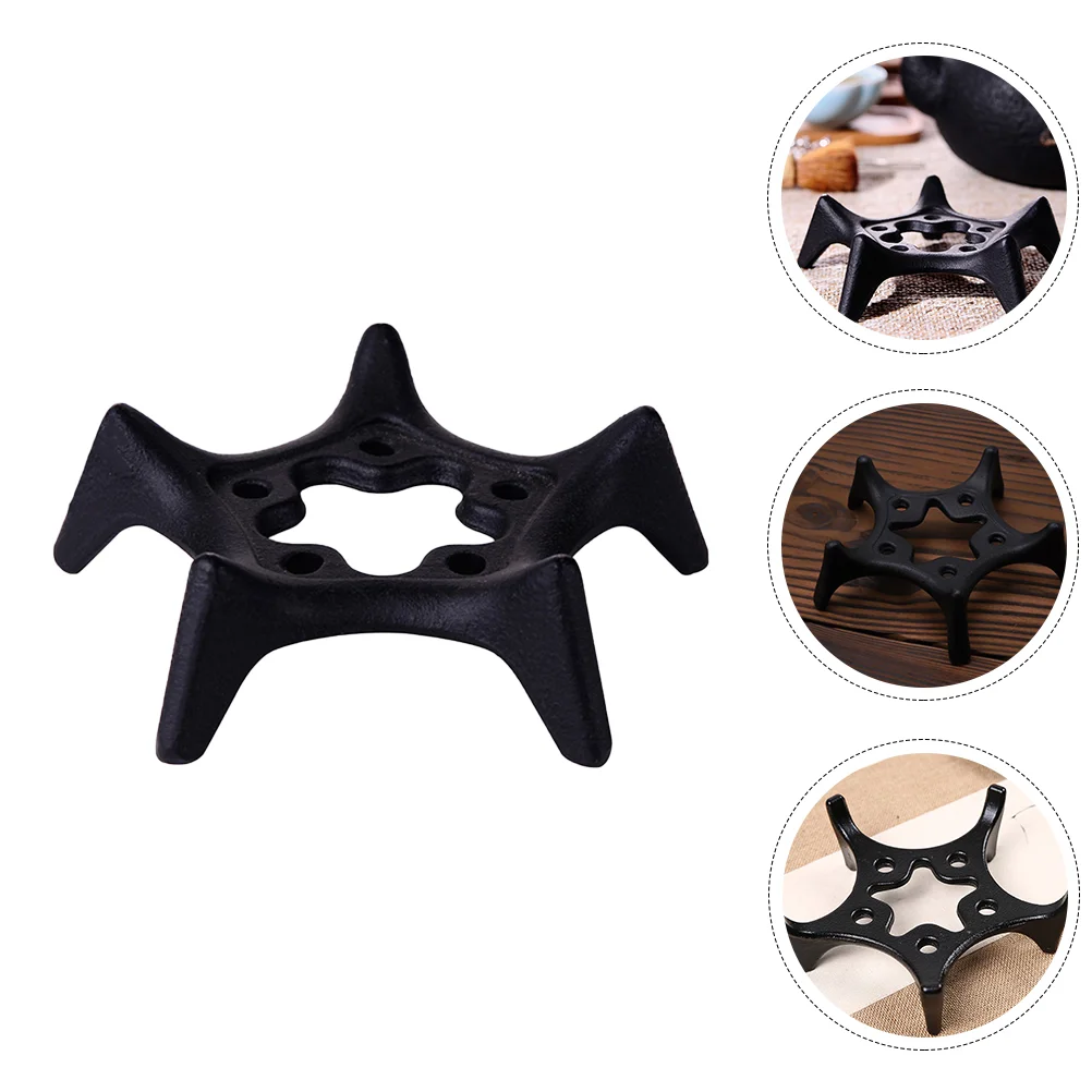 

1pc Water Kettle Base Iron Heat Insulating Kettle Holder Desktop Decoration