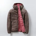 Женская зимняя куртка, новинка 2021, двухсторонняя Ультралегкая парка на утином пуху, Женская пуховая куртка, портативное ветрозащитное пуховое пальто для женщин