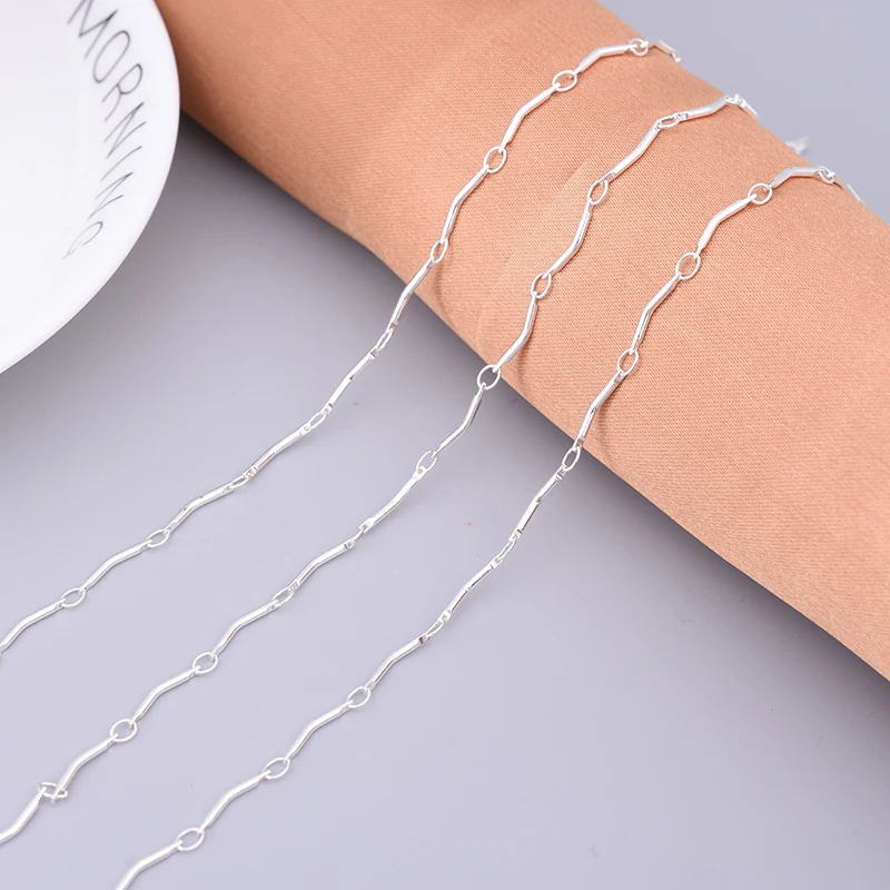 

Discovery Necklace-Supply Chain-Brass Gold Plated Jewelry Craft Curved Chain DIY Jewelry Accessories