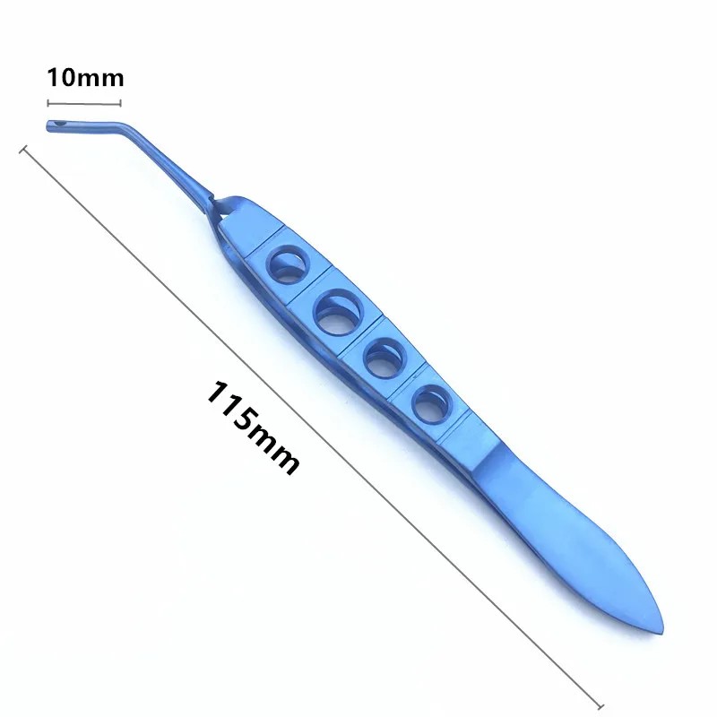 

1pcs Scleral Plug Forceps Ophthalmic microsurgery instrument Titanium alloy