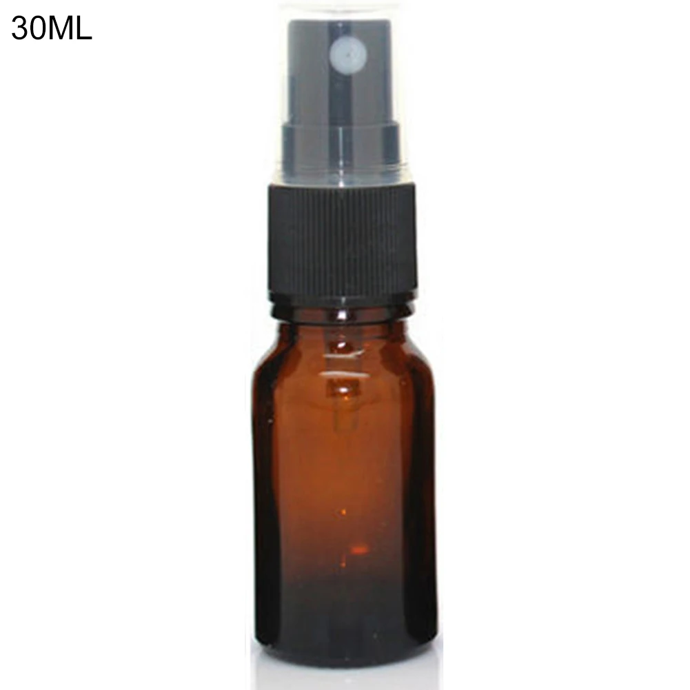 Hot 5-100ML Beauty Empty Amber Glass Bottles Essential Oil Mist Spray Container Case Refillable Travel бутылка | Красота и