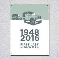 land rover first and last retro vintage tin sign metal sign metal poster metal decor metal painting wal