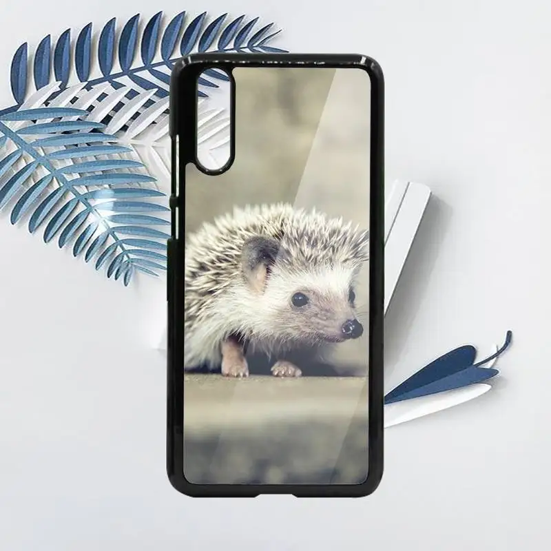 

Hedgehog cute animal Phone Case PC For Samsung galaxy S note 8 9 20 10 e lite2019 plus pro ultra