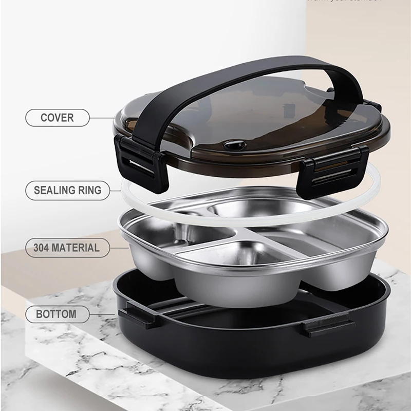 Ланч бокс для детей портативный контейнер хранения в японском стиле с подогревом