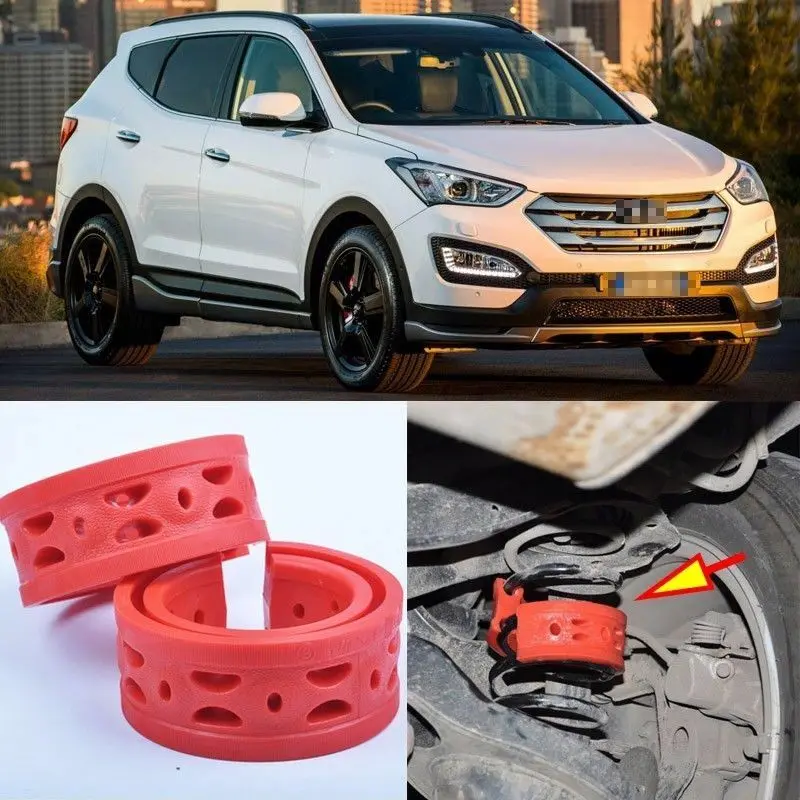 

2pcs Rear Air Suspension Bumper Spring Coil Cushion Buffer For HYUNDAI Santa Fe