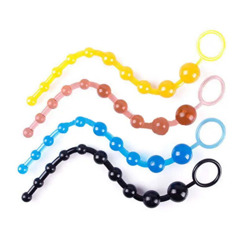 1PCS Anal Beads for Beginner Flexible Plug Stimulator Dildo Massager Sex Toys Men and Women No Vibrators |