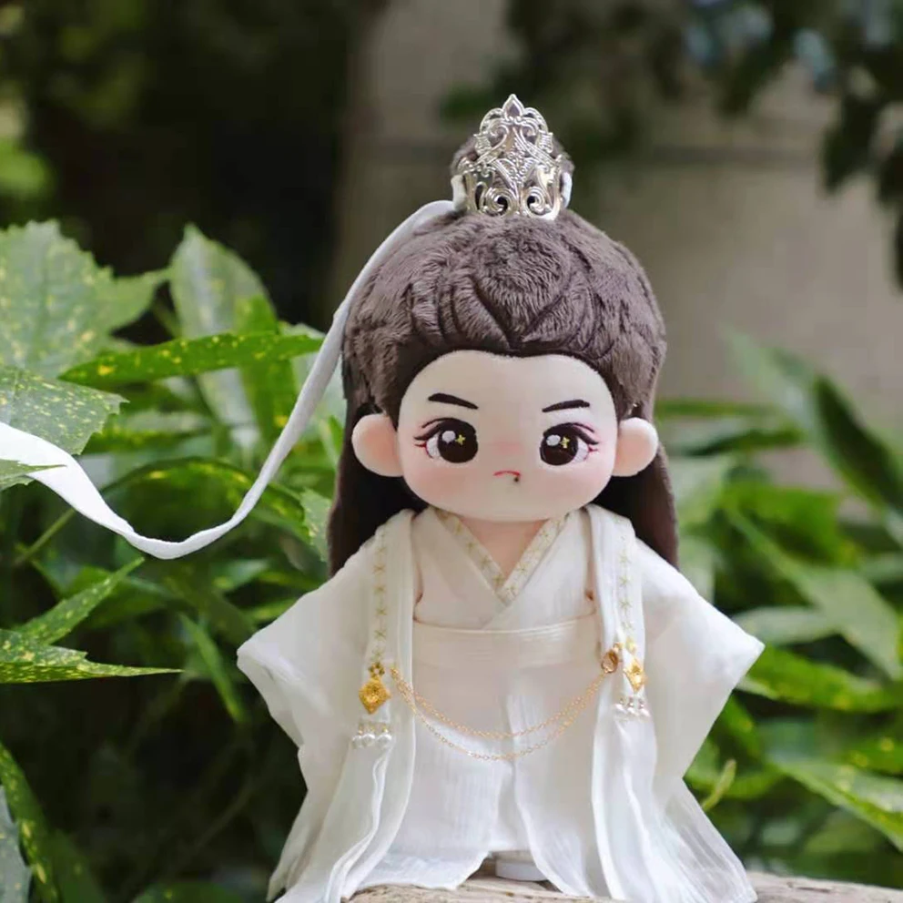 

Новинка 2022, милая плюшевая кукла в стиле аниме Xiao Zhan Idol Star Shi Ying Q Version, 20 см, меняющая костюм, одежда для косплея, подарки, Лидер продаж