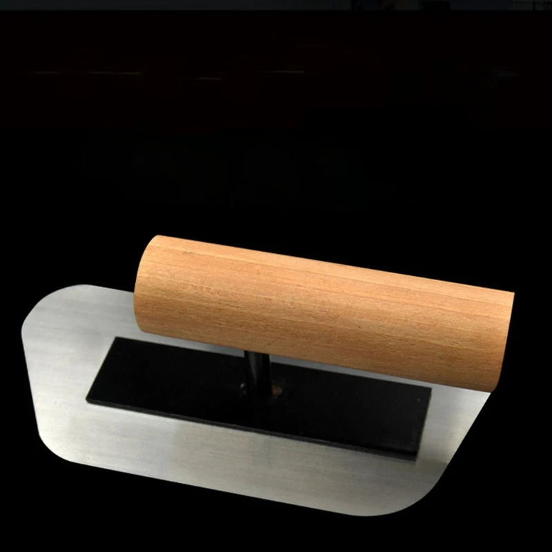 

M6CF инструмент для выскабливания трапециевидный нож для шпатлевки с эргономичной деревянной ручкой для плитки и пола