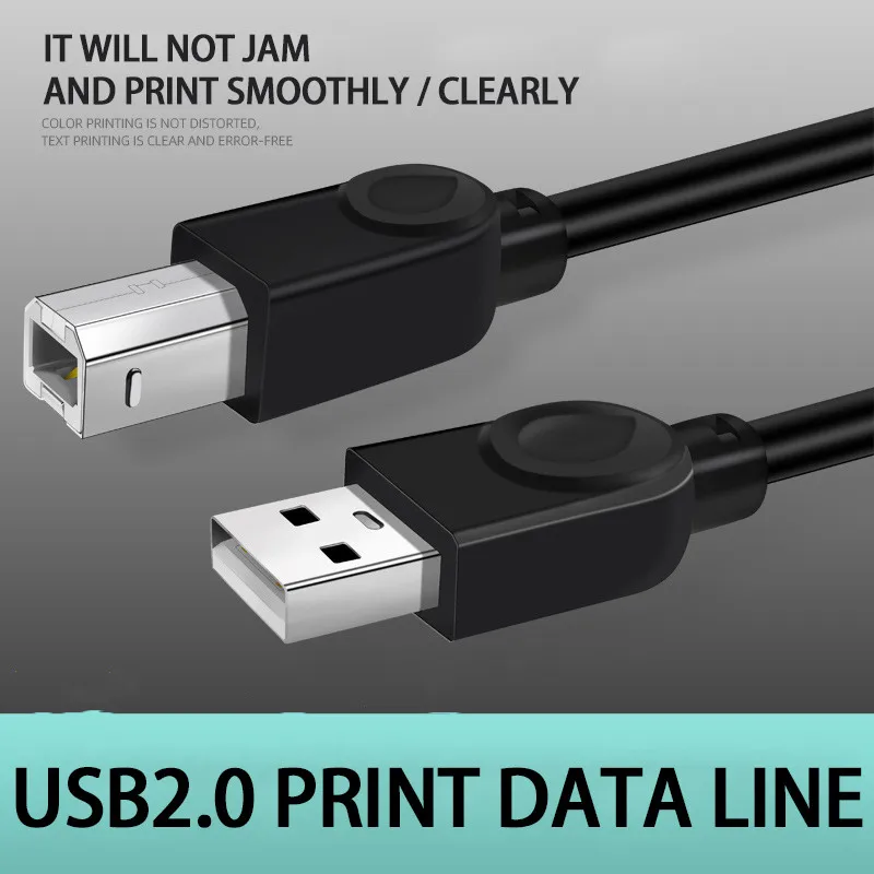 

Usb Cable For Printer High Speed A To B Male To Male Usb Printer Cable Data Sync For 3d Label Printer 1m 1.5m 2m 5m 10m