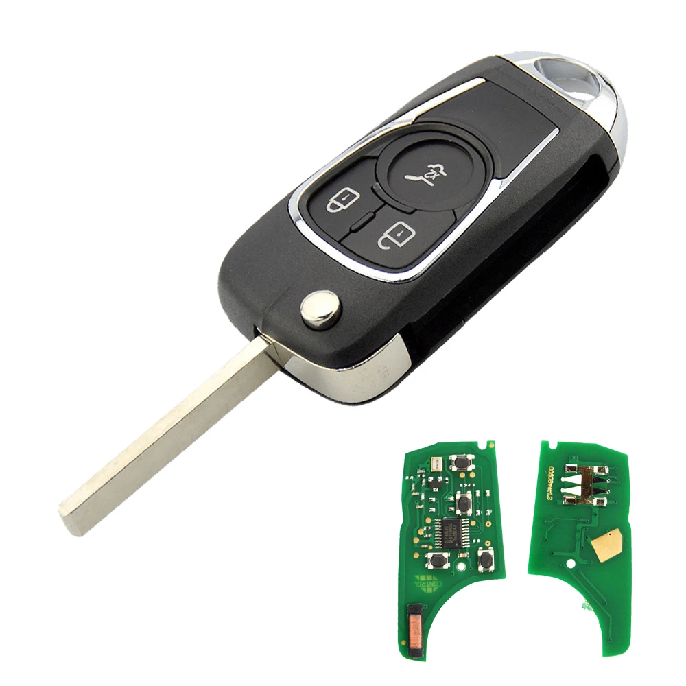 OkeyTech для Vauxhall Opel Astra J Corsa E Insignia Zafira модифицированный дистанционный ключ 433 МГц ID46