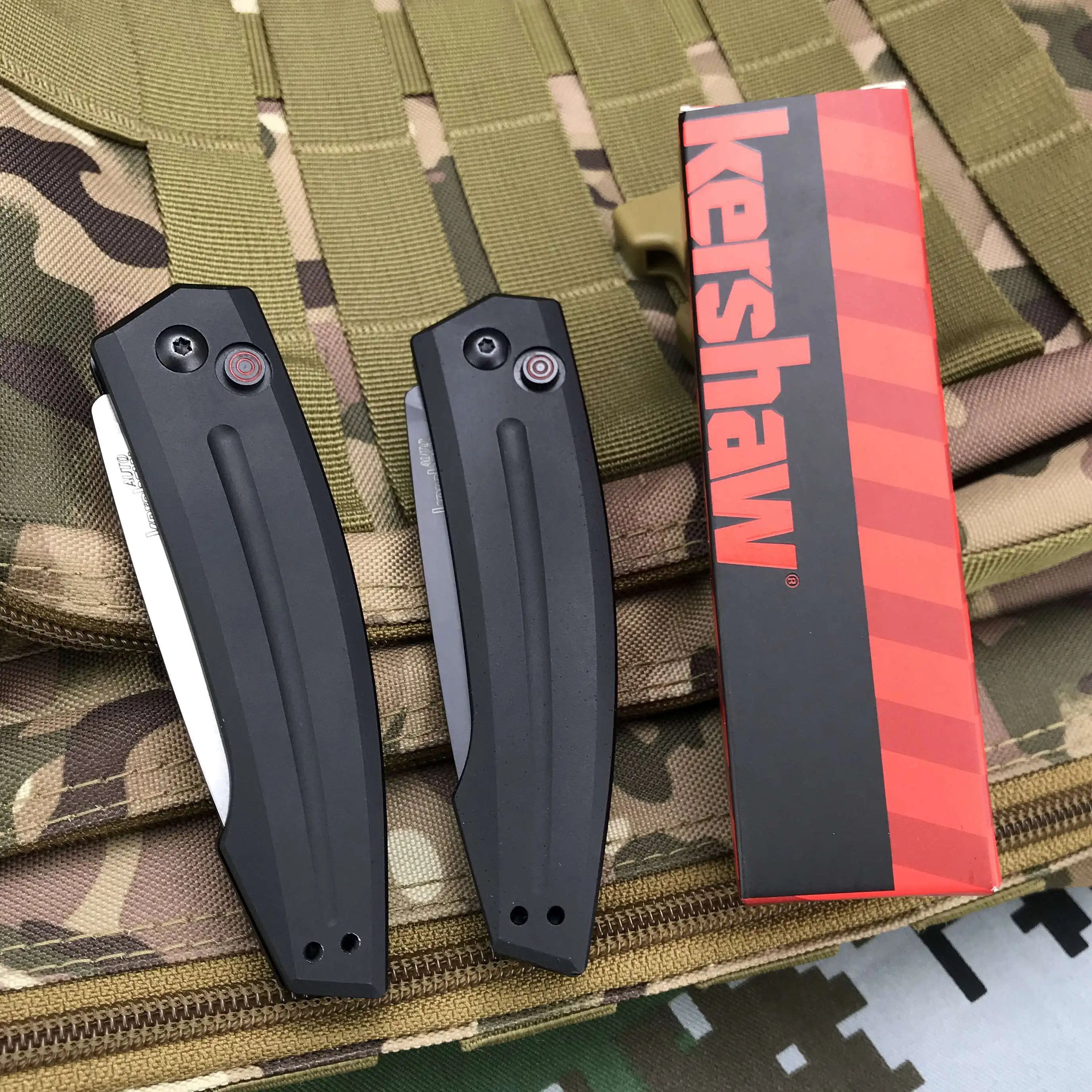 Автоматический складной нож kerшоу 7200 Launch 2 искусственное каменное лезвие 3 4