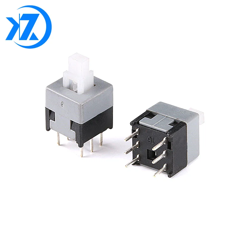 10PCS/LOT 5.8*5.8 7*7 8*8 8.5*8.5mm Self Locking Push Tactile Power Micro Switch Kit 6 Pin Button Switches | Обустройство дома
