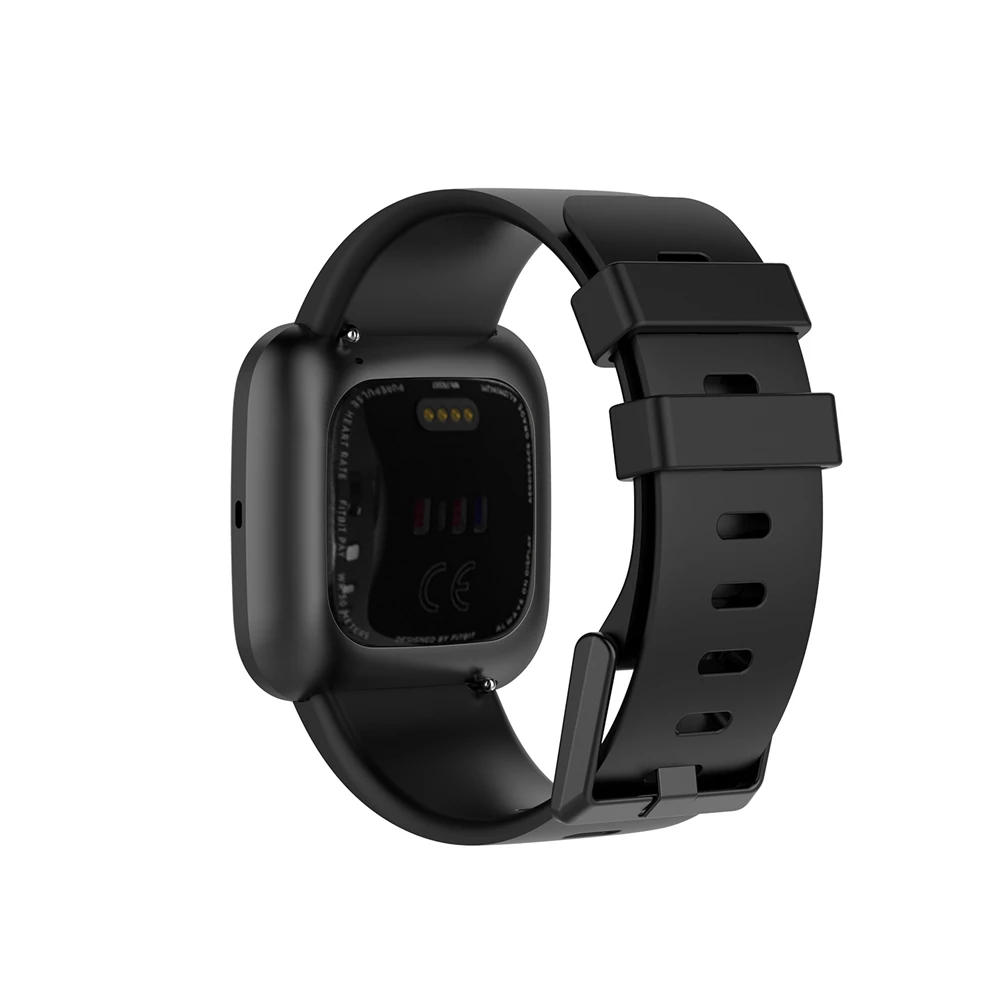 Сменный ремешок для Fitbit Versa/Versa 2, мягкие силиконовые водонепроницаемые наручные аксессуары, ремешок для Fitbit Versa 2, ремешок