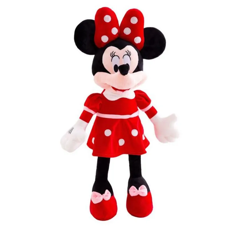 

High Quality Disney Mickey Mouse Minnie Cute Cartoon Stuffed Doll Plush Toys Animals Children Birthday Gifts