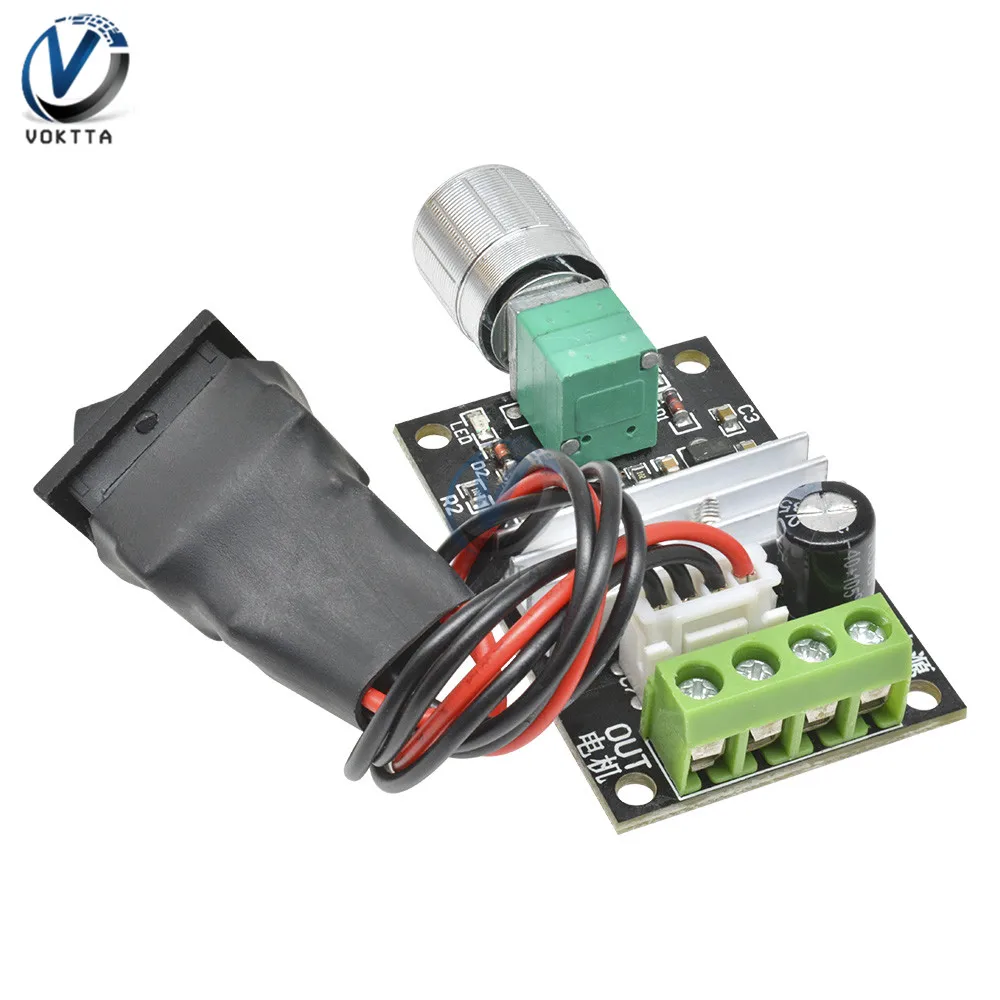 ШИМ Регулируемый реверсивный регулятор скорости двигателя постоянного тока 3A 80