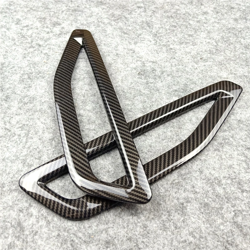 

A Pair Car Styling For BMW X5 G05 2019+ Real carbon fiber car side air vent sticker car front side vent accessories