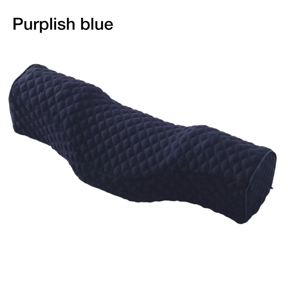Purplish Blue Новые чистые постельные принадлежности из пеноматериала с памятью для ног Подушка ортопедическая Шейная для поясницы и шеи терапия защита медленный отскок спальные подушки - Цвет: Purplish Blue