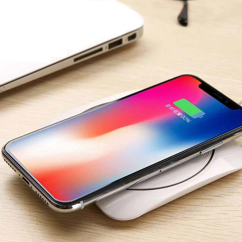 Qi Беспроводное быстрое зарядное устройство для redmi k20 pro note 5 xiaomi mi 9 usb зарядное устройство для Iphone xs max x 6 7 8 plus Беспроводное зарядное устройство IY147