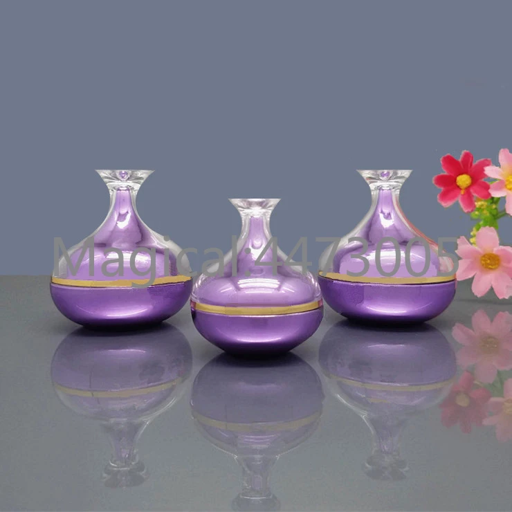 16 шт./лот 5/10/30 г пурпурная/Розовая банка для крема глаз мини образец бутылка лица