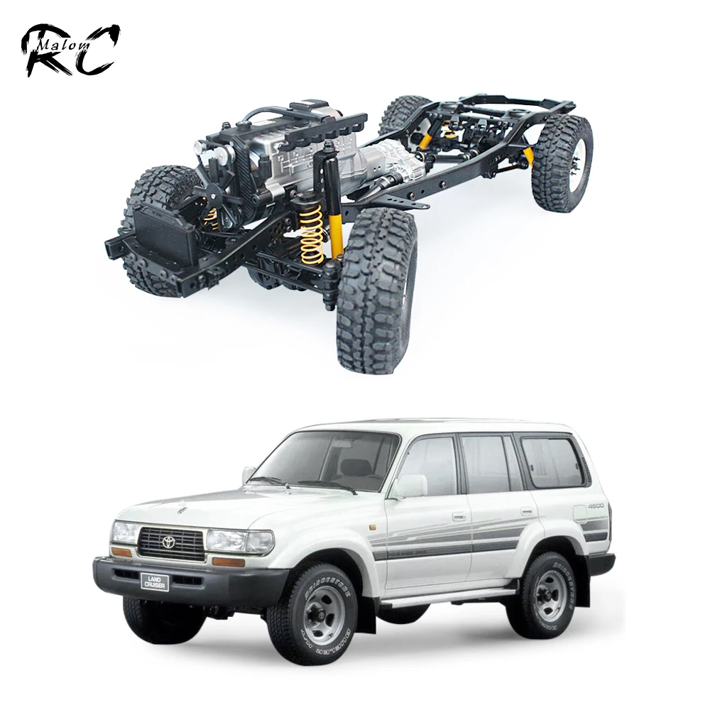 Комплект для сборки шасси RCRUN Land Cruiser LC80 в масштабе 1:10 регулируемая колесная база
