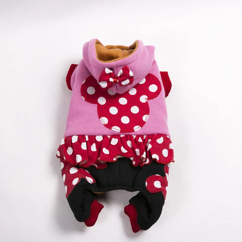 

[Недостаток в размере] Tianchong Cute Nini Pet осенне-зимняя одежда для собак с четырьмя ногами плюс бархатная теплая одежда с хлопковой подкладкой