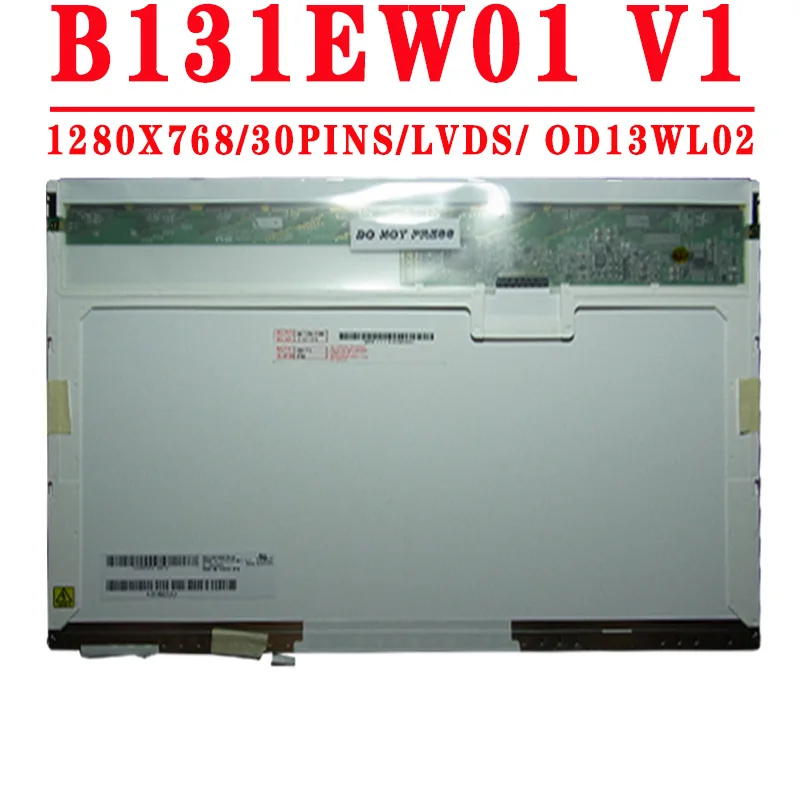 

B131EW01 V1 B131EW01 V.1 13,1 дюймов 1280x768 TN 30-контактный LVDS 42% NTSC 200 cd/м² 60 Гц ЖК-экран для ноутбука Lenovo Y200 F30 F30A