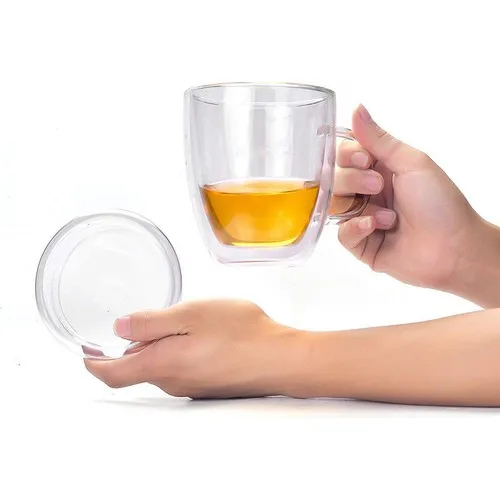 Стакан Linan Ware из боросиликатного стекла с двойными стенками оптовая продажа 350 мл