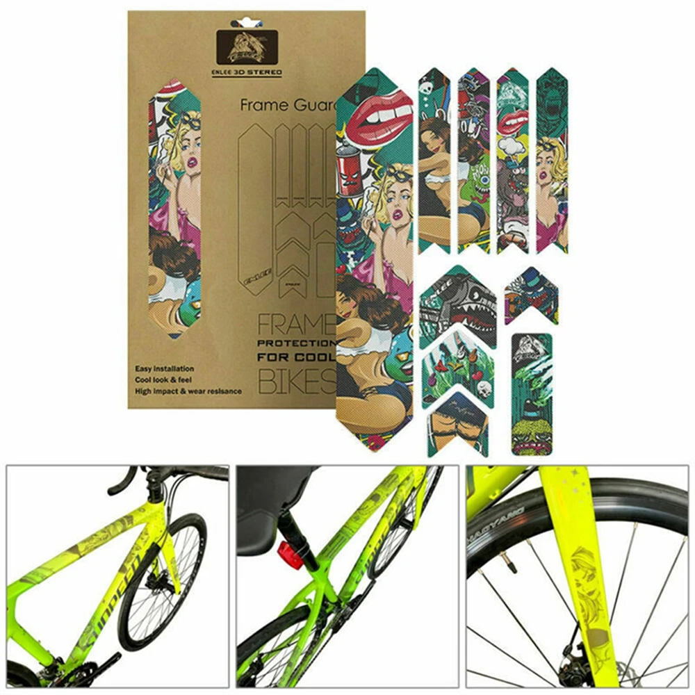 

Bicycle Chain Protection Sticker MTB Road Bike Chain Sticker Folding Frame Protective Film Anti-Scratch Sticker Cycling Protect
