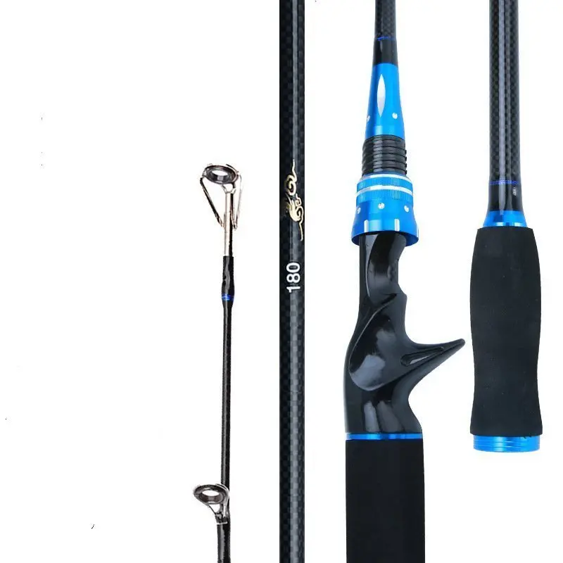 2 наконечника телескопическая карбоновая спиннинговая Удочка M/ML power casing Rod Canne spinng Leurre спиннинговая удочка для рыбалки 1,8 м/2,1 М