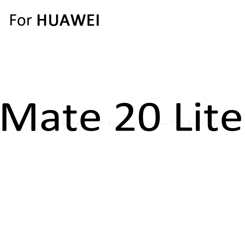 For Mate 20 Lite Мягкая Противоударная нано защитная пленка для HuaWei Honor 10 P30 P20 Pro 8X View 10 mate 20X5G Lite прозрачная защитная пленка - Цвет: For Mate 20 Lite