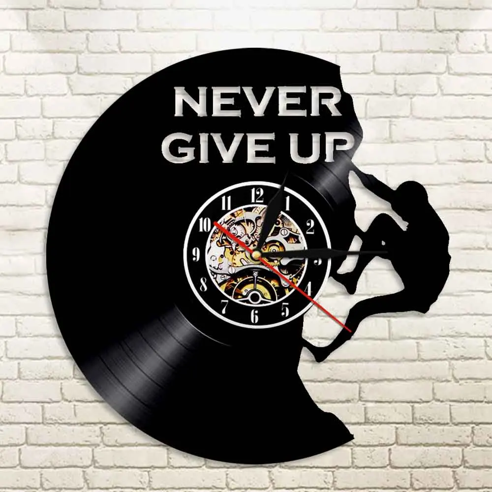 Виниловые часы для скалолазания никогда не откажитесь от вдохновляющего