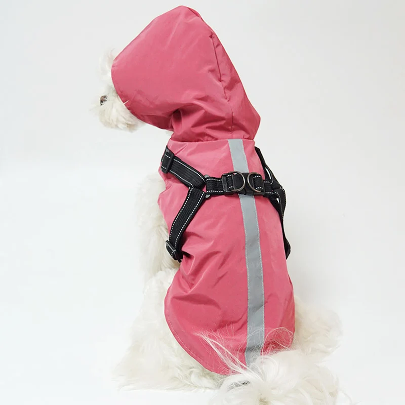 Водонепроницаемый дождевик для домашних питомцев светоотражающая защитная