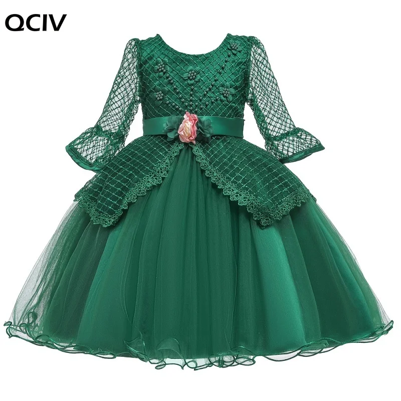 

Kids clothes New year dress Girls Party Wedding Beaded princess Dresses for Girls Formal prom Dress Girls costume