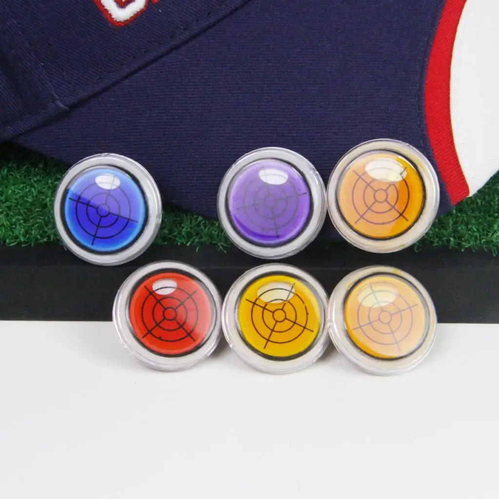 

Functional Level Gauge Magnetic Cap Hat Visor Clip Golf Ball Marker - 5 Colors