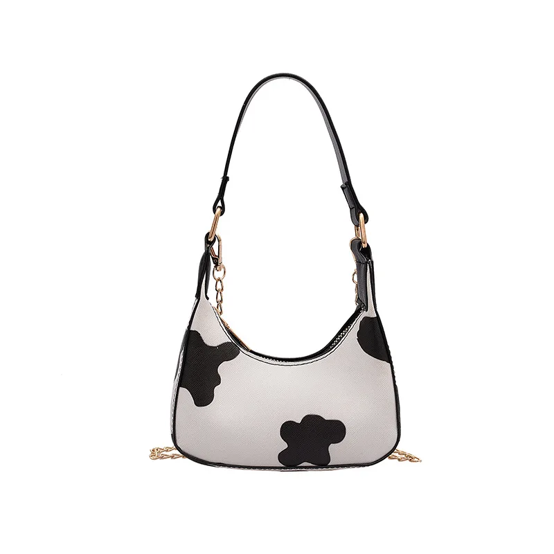 

New Trendy Handbags for women Messenger Bag Cartoon Cute Cow Dot Prints Street Bag Lady Fashion Chain Strap Women Bags bolso PU