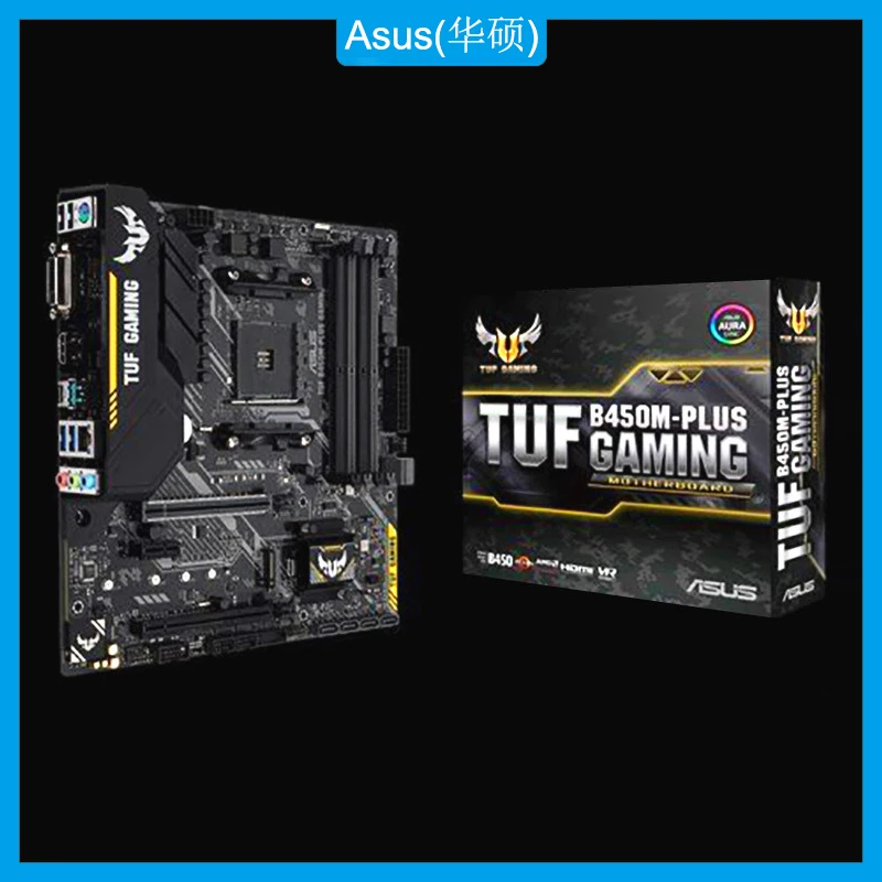 

Asus TUF B450M-Plus Gaming AMD Ryzen 2 AM4 DDR4 DVI-D M.2 mATX Motherboard