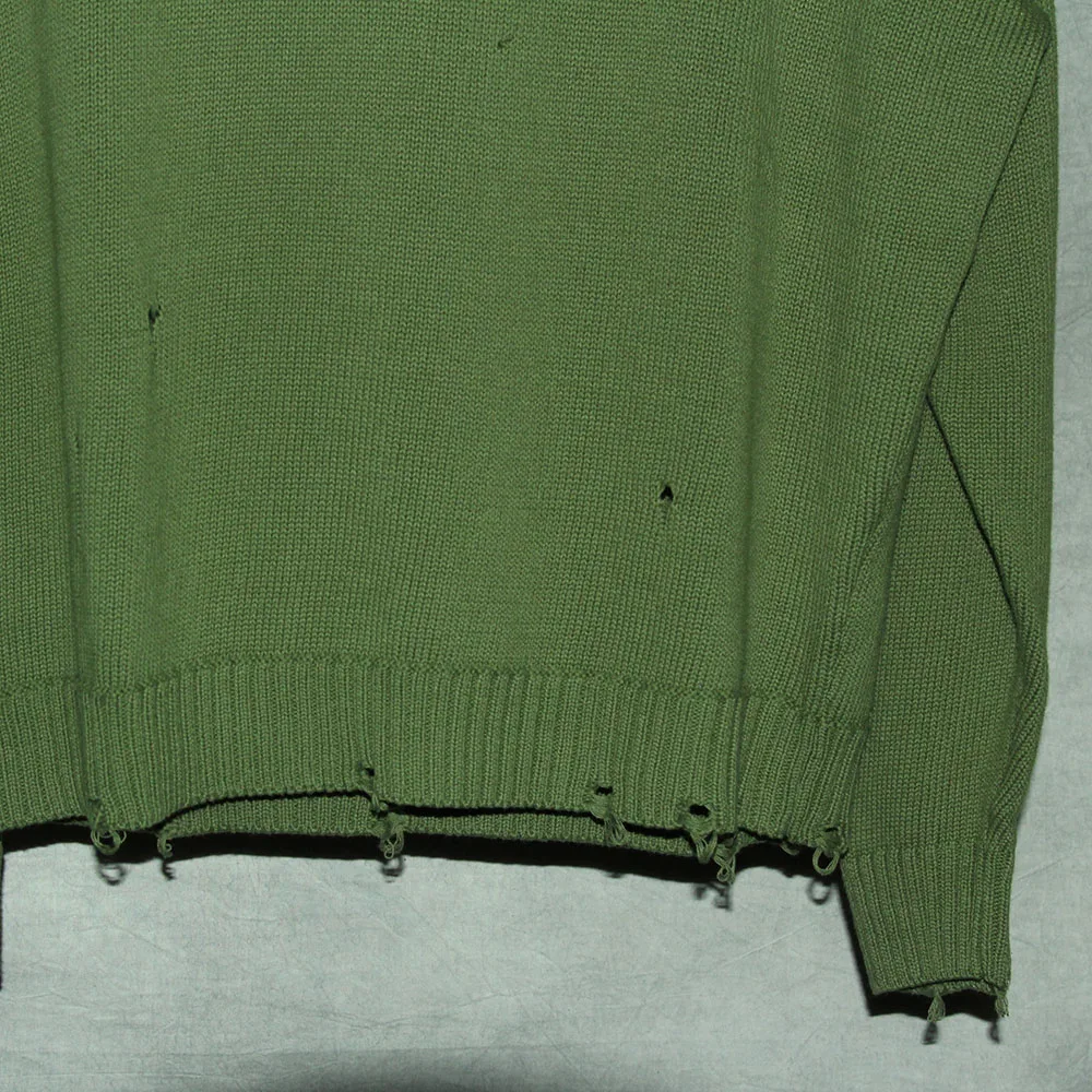 

2021 New Top Quality Kapital Rib Printed Sweaters Men Women Oversized Destroy Hole Pullovers Knitted Sweater Men