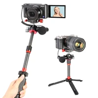 mt 43 metal tripod selfie stick camera vlogging studio kits video shooting photography with ballhead cold shoe tripod