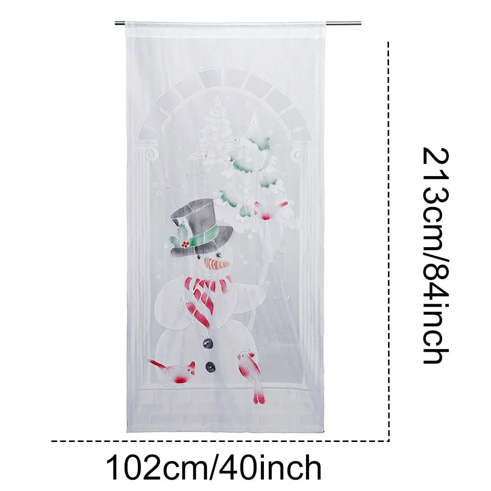 Праздничный Рождественский милый светодиодный светильник занавеска со