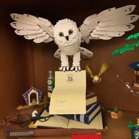 famous magic movie 76391 76394 delivery owl phoenix model building blocks bricks children educational toys xmas gifts