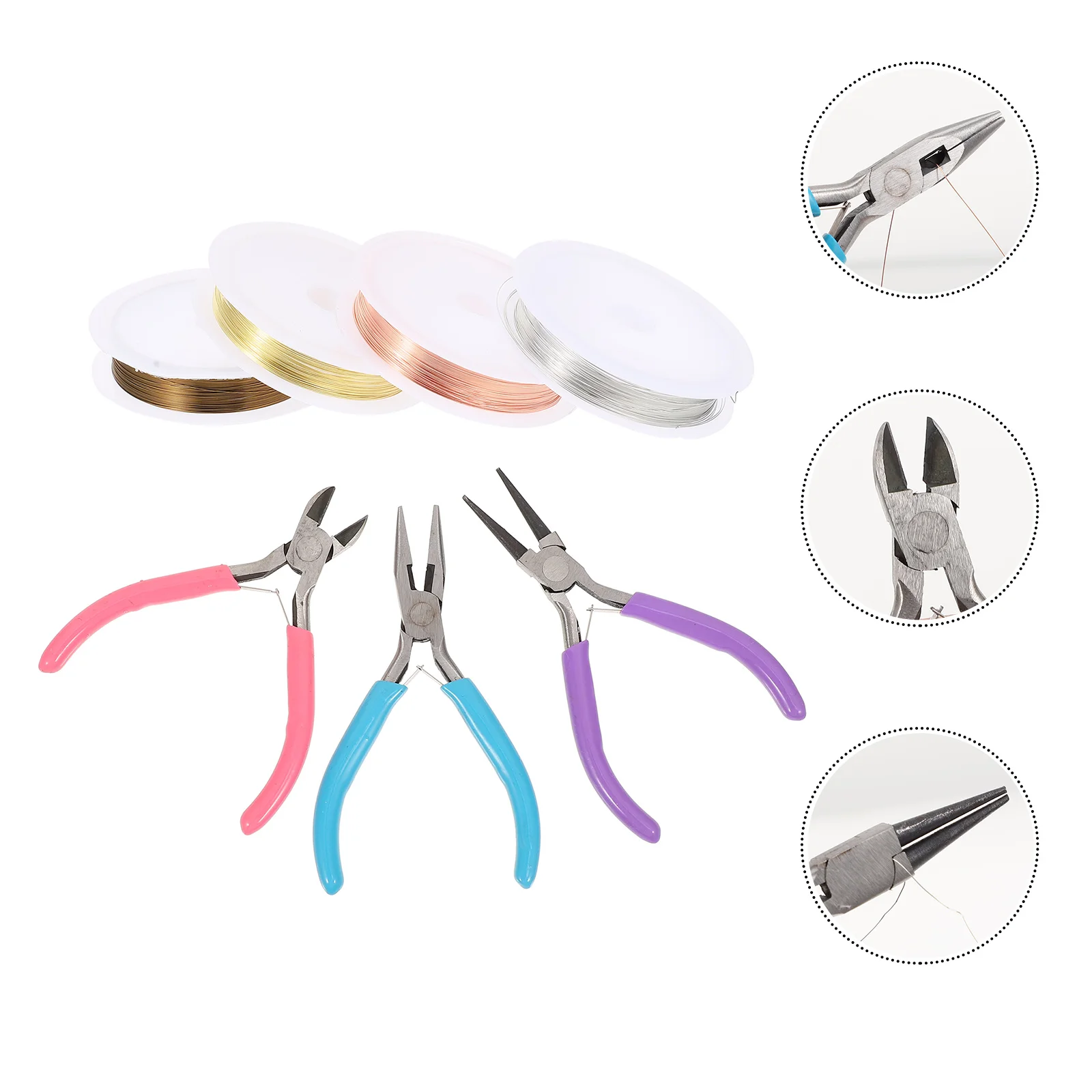 

1 set of Jewelry Wires with Pliers DIY Jewelry Supplies Jewelry Making Tool