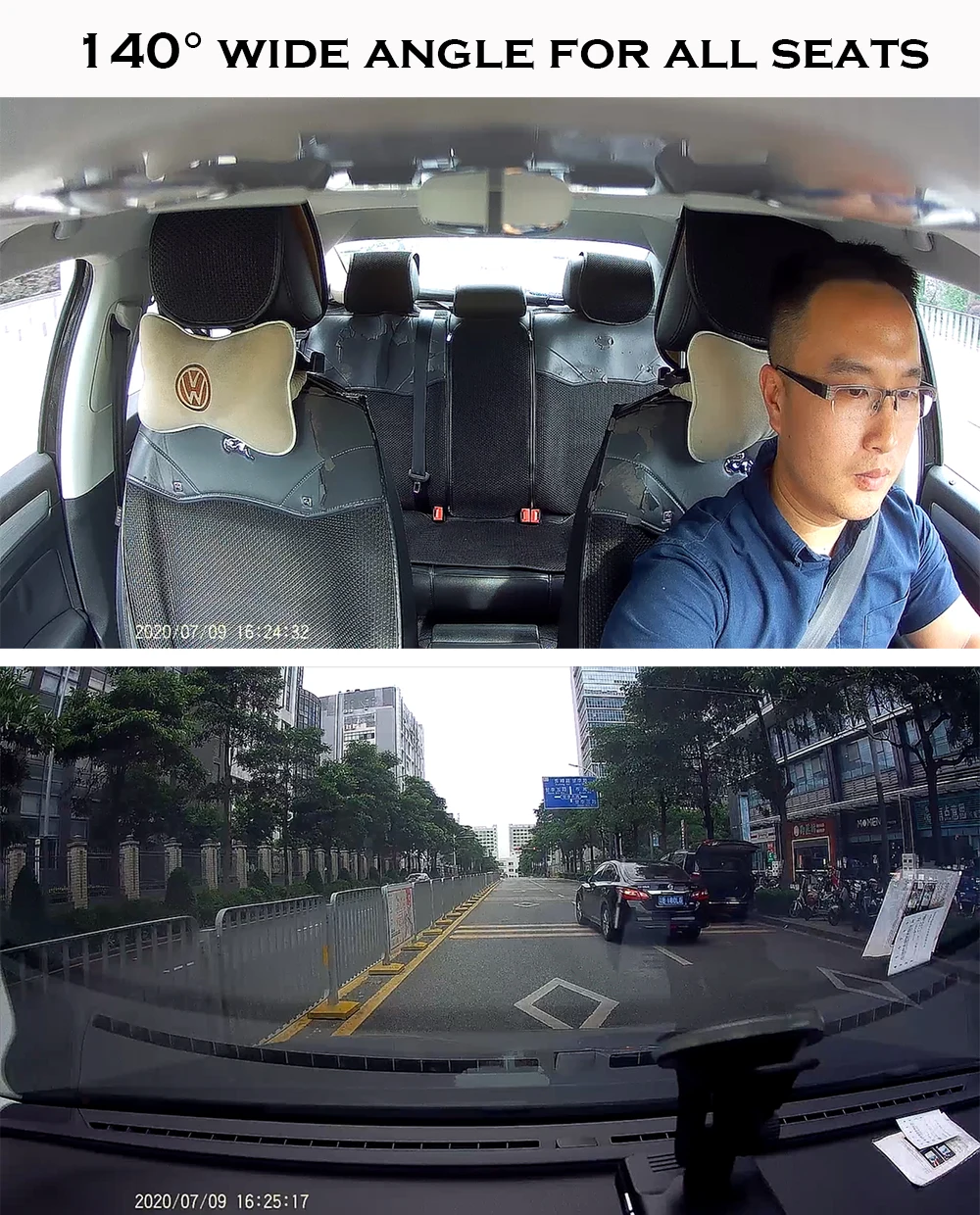 2CH Автомобильный видеорегистратор камера Full HD 1080P 2 Dashcam регистратор Spuer ночное