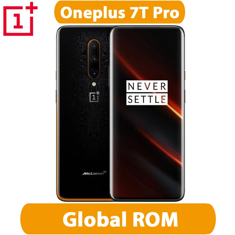OnePlus 7T Pro 12 Гб 256 ГБ Mclaren Snapdragon 855 Plus NFC Смартфон 6 67 ''жидкий AMOLED 90 Гц экран 48MP